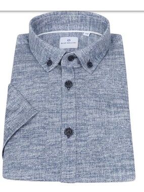 💐NWT💐 Blue Industry SS Shirt Jersey Melange Blue - size 44